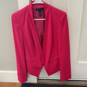 Hot pink one button blazer (Barbie pink)